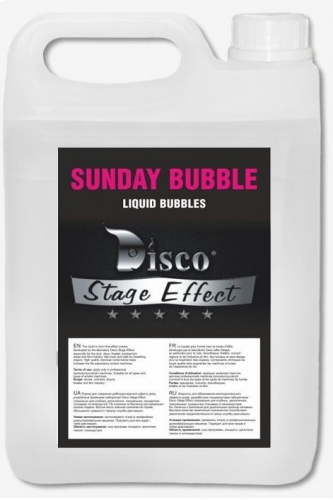 Рідина для бульбашок Disco Effect D-SB Sunday Bubble, 5 л - JCS.UA
