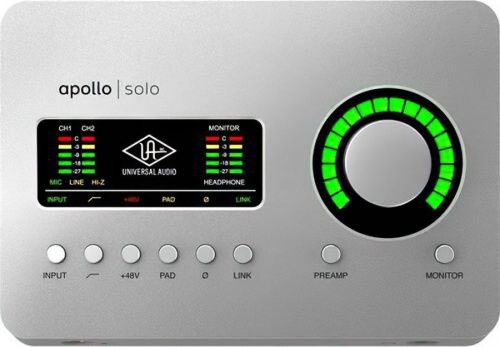 Аудіоінтерфейс UNIVERSAL AUDIO Apollo Solo USB Heritage Edition (Desktop / Win) - JCS.UA