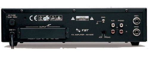 Трансляционный усилитель FBT AM 5030 - JCS.UA фото 2