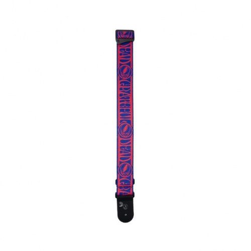 Ремень D'ADDARIO 50GD00 GRATEFUL DEAD GUITAR STRAP - Steal Your Face, Red/Blue - JCS.UA фото 3