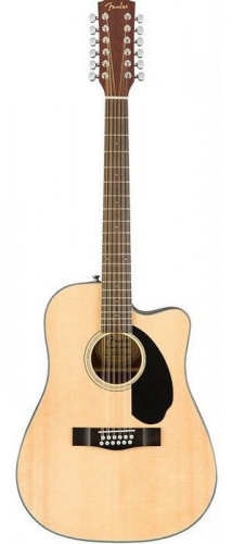 Электроакустическая гитара FENDER CD-60SCE-12 NATURAL - JCS.UA
