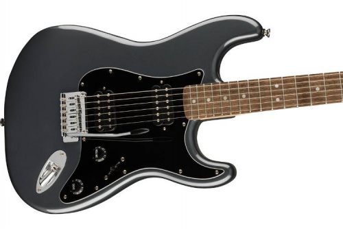 Электрогитара SQUIER by FENDER AFFINITY SERIES STRATOCASTER HH LR CHARCOAL FROST METALLIC - JCS.UA фото 3