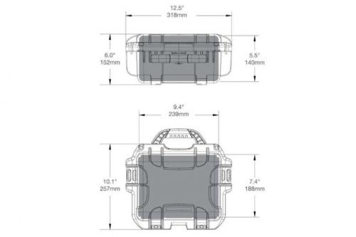 Кейс Nanuk 905 case Waterproof AMMO Olive - JCS.UA фото 2