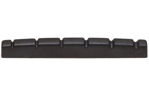 Поріжок GRAPH TECH PT-5042-00 Black TUSQ XL 42mm Flat Bottom Strat Style Nut - JCS.UA фото 2