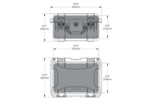 Кейс Nanuk 918 case w/foam Black - JCS.UA фото 4