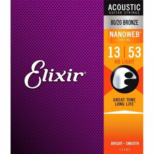 Струны для акустической гитары Elixir AC NW HDL - JCS.UA фото 2
