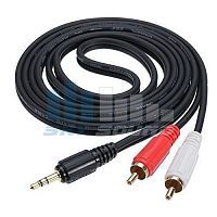 Межблочный кабель Mini Jack - 2RCA SKY SOUND RC-001 (3.5мм Jack - 2 RCA\1.5m) - JCS.UA