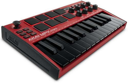 MIDI-контроллер Akai MPK Mini MK3 Red - JCS.UA