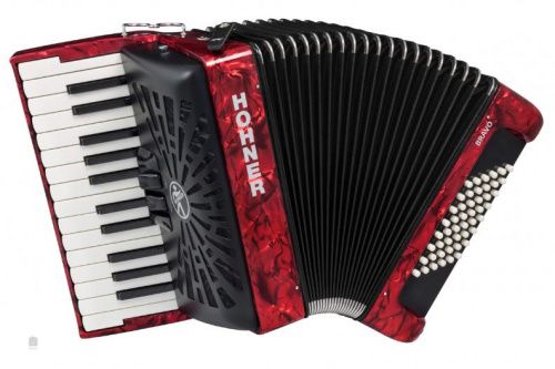 Аккордеон Hohner Bravo II 48 Red (А-16532) - JCS.UA