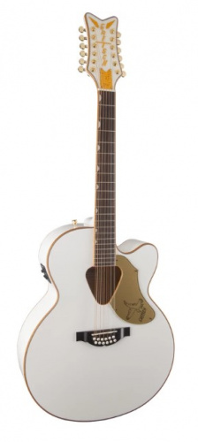 Гитара электроакустическая GRETSCH G5022CWFE-12 RANCHER FALCON JUMBO WHITE - JCS.UA фото 2