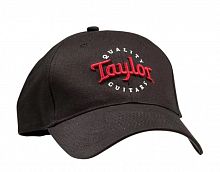 Кепка TAYLOR GUITARS CAP BLACK RED-WHITE LOGO - JCS.UA
