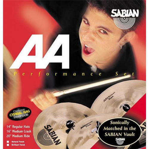 Набір барабанних тарілок Sabian AA Performance Set - JCS.UA