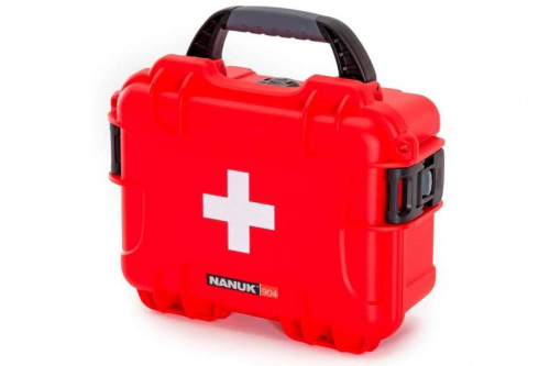 Кейс Nanuk 904 case First Aid Logo RED - JCS.UA