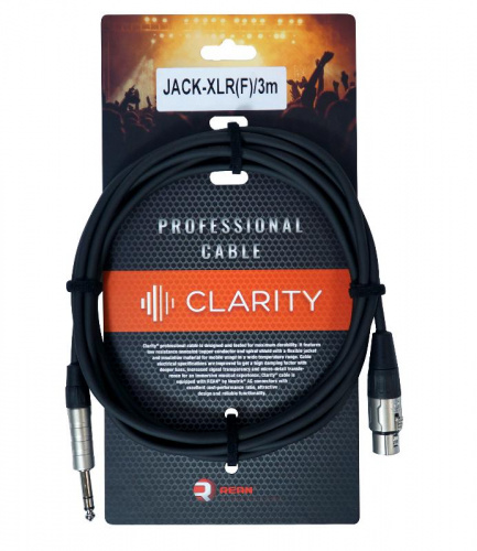 Кабель Clarity JACK-XLR (F) / 3m - JCS.UA