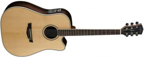 Электроакустическая гитара с чехлом PARKWOOD PW560 Nat w/case - JCS.UA фото 3