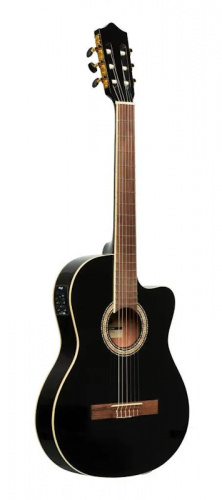 Электроакустическая гитара Stagg SCL60 TCE-BLK - JCS.UA