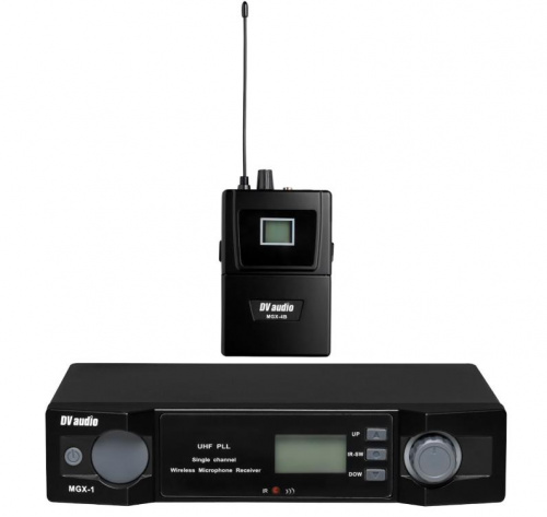 Радиосистема DV audio MGX-14B с петличным микрофоном - JCS.UA