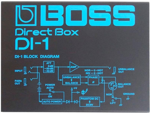 Дибокс Boss DI 1 Direct Box - JCS.UA фото 3