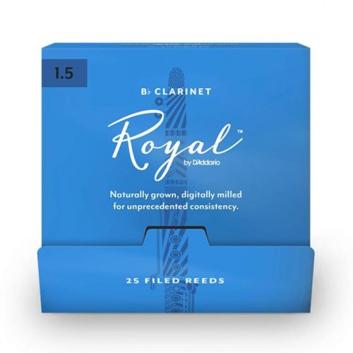 Трость для кларнета DADDARIO RCB0115-B25 Royal - Bb Clarinet #1.5 (1шт) - JCS.UA фото 2