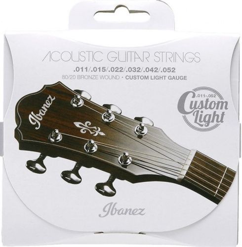Струни для акустичних гітар IBANEZ IACS62C ACOUSTIC GUITAR STRING 11-52 - JCS.UA
