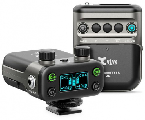 Беспроводная система с петличным микрофоном XVIVE U5 Wireless Audio for Video System - JCS.UA