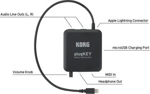 Аудиоинтерфейс KORG PLUGKEY-BK - JCS.UA фото 3