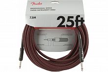 Кабель инструментальный FENDER CABLE PROFFESIONAL SERIES 25' RED TWEED - JCS.UA