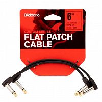 Патч-кабель D'ADDARIO PW-FPRR-206 Custom Series Flat Patch Cables (15cm) - JCS.UA