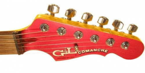 Електрогітара G & L COMANCHE (Candy Apple Red, rosewood, 3-ply Tortoise Shell). №CLF50805 - JCS.UA фото 6