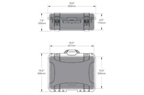 Кейс Nanuk 930 case w/foam insert for Ronin-S2 Orange - JCS.UA фото 2
