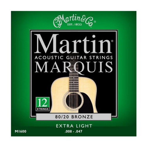 Струны для акустической гитары Martin Marquis Bronze M1600 - JCS.UA