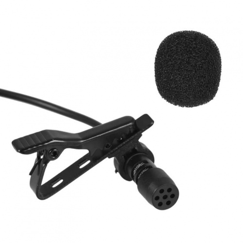 Петличний мікрофон з навушником FZONE KM-03 LAVALIER MICROPHONE W/ EARPHONE - JCS.UA фото 2