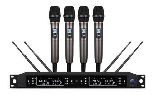 Беспроводная микрофонная система Emiter-S TA-U802H с ручными микрофонами - JCS.UA Беспроводная микрофонная система Emiter-S TA-U802H с ручными микрофонами - JCS.UA