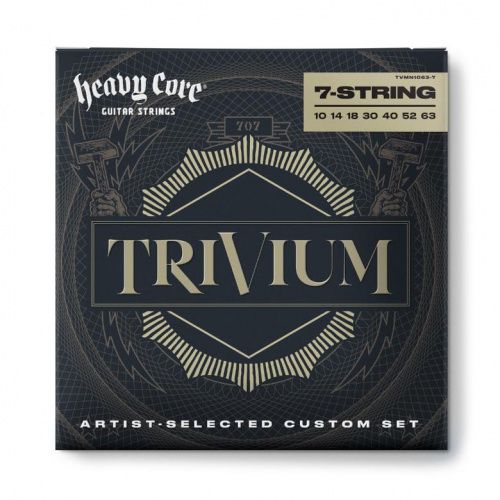 Струни DUNLOP TVMN10637 TRIVIUM STRING LAB SERIES GUITAR STRINGS 10-63 | 7-STRING - JCS.UA