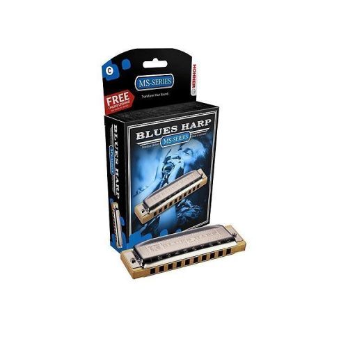 Губная гармошка Hohner Blues Harp MS B-major M533126 - JCS.UA