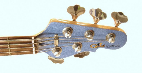 Бас-гітара G & L L2500 FIVE STRINGS (Lake Placid Blue, rosewood) №CLF50988 - JCS.UA фото 6