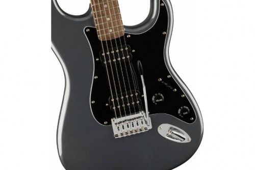 Электрогитара SQUIER by FENDER AFFINITY SERIES STRATOCASTER HH LR CHARCOAL FROST METALLIC - JCS.UA фото 4