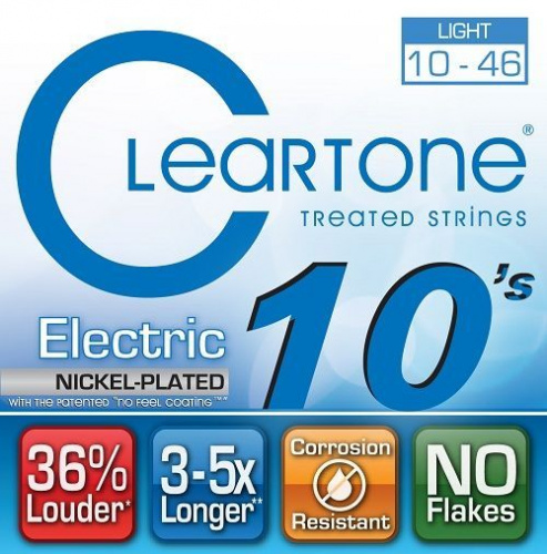 Струны для электрогитары CLEARTONE 9410 ELECTRIC NICKEL-PLATED LIGHT (10-46) - JCS.UA