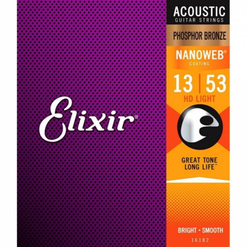 Струни для акустичної гітари Elixir PB NW HDL - JCS.UA фото 2