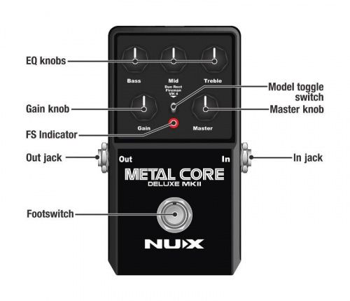 Педаль NUX Metal Core Deluxe MKII - JCS.UA фото 4