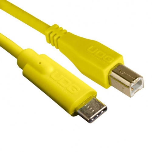 Кабель UDG Ultimate Audio Cable USB 2.0 C-B Yellow Straight 1,5m - JCS.UA фото 2