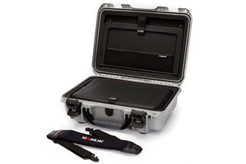 Кейс Nanuk 923 case with Laptop Kit and Strap Silver - JCS.UA фото 4