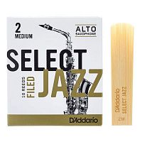 Трость для альт саксофона D'ADDARIO RSF10ASX2M Select Jazz - Alto Sax Filed 2M (1шт) - JCS.UA