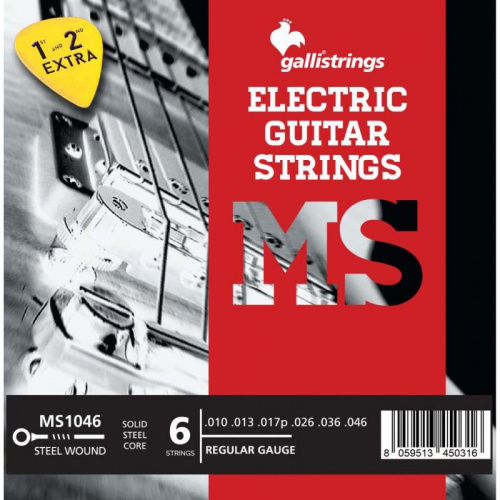 Струны для электрогитары Gallistrings MS1046 REGULAR - JCS.UA
