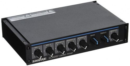 Микрофонный стереомикшер Shure SCM262E - JCS.UA фото 2