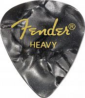 Набор медиаторов Fender 351 PREMIUM CELLULOID BLACK MOTO HEAVY - JCS.UA