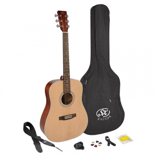 Акустична гітара SX SD204K (гітарний набір) - JCS.UA фото 2