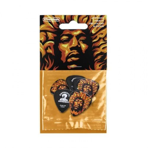 Медиаторы DUNLOP JHP14HV JIMI HENDRIX '69 PSYCH SERIES VOODOO FIRE GUITAR PICK (HEAVY) - JCS.UA фото 3