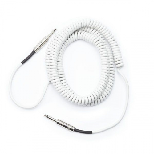 Інструментальний кабель D'ADDARIO PW-CDG-30WH Coiled Instrument Cable - White (9m) - JCS.UA фото 3