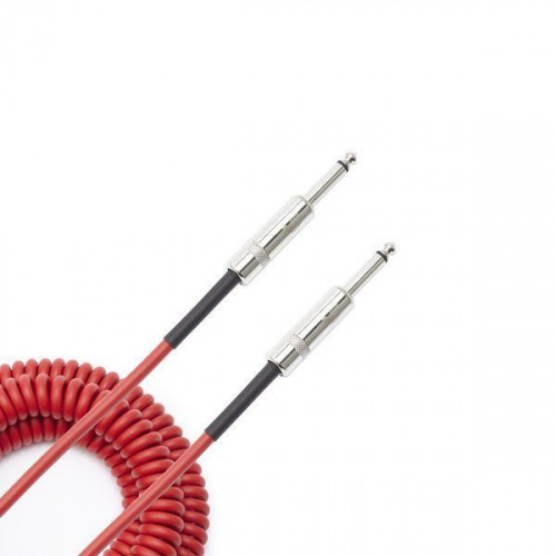 Инструментальный кабель D'ADDARIO PW-CDG-30RD Coiled Instrument Cable - Red (9m) - JCS.UA фото 2